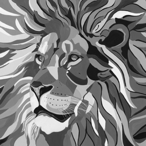 Lion King (Black & white)